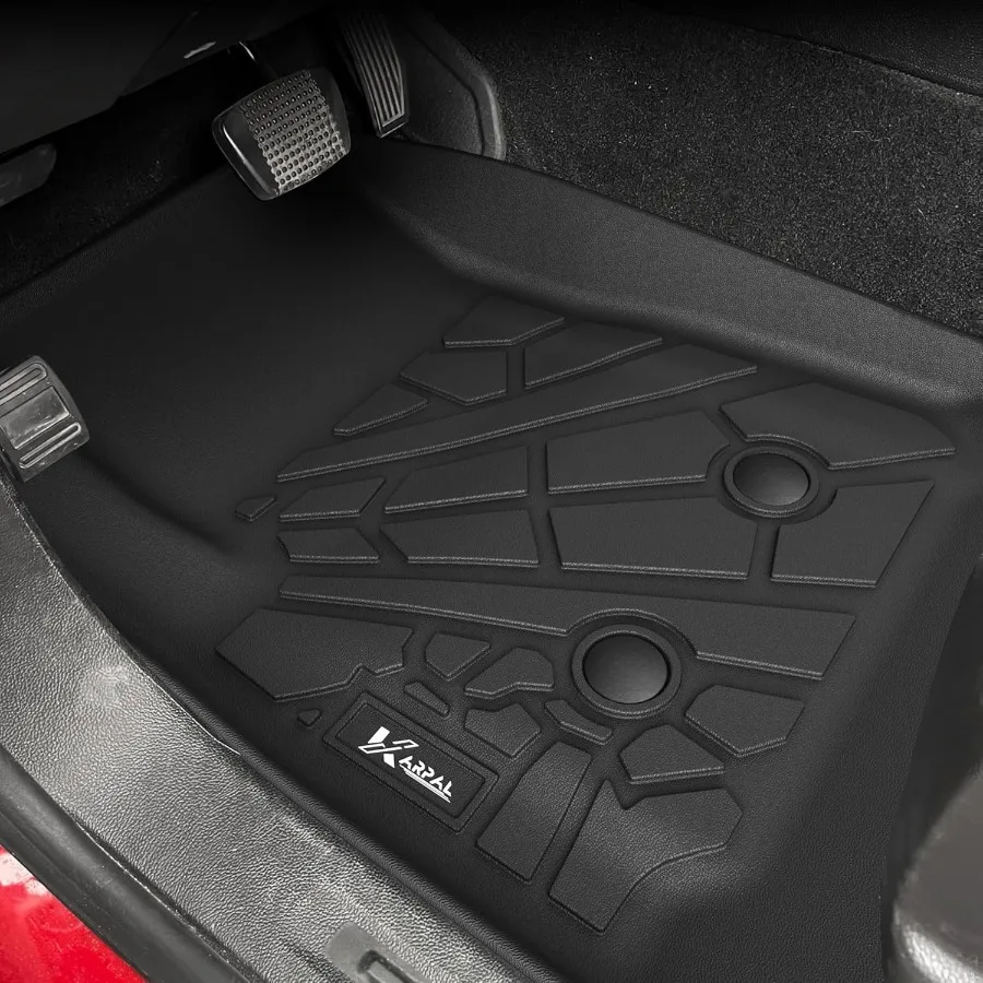 AllWeather TPE بطانات أرضية مناسبة مخصصة لـ 20152022 تشيفي كولورادو وجي إم سي كانيون كابينة بطانة شحن شديدة التحمل مع جانب عميق