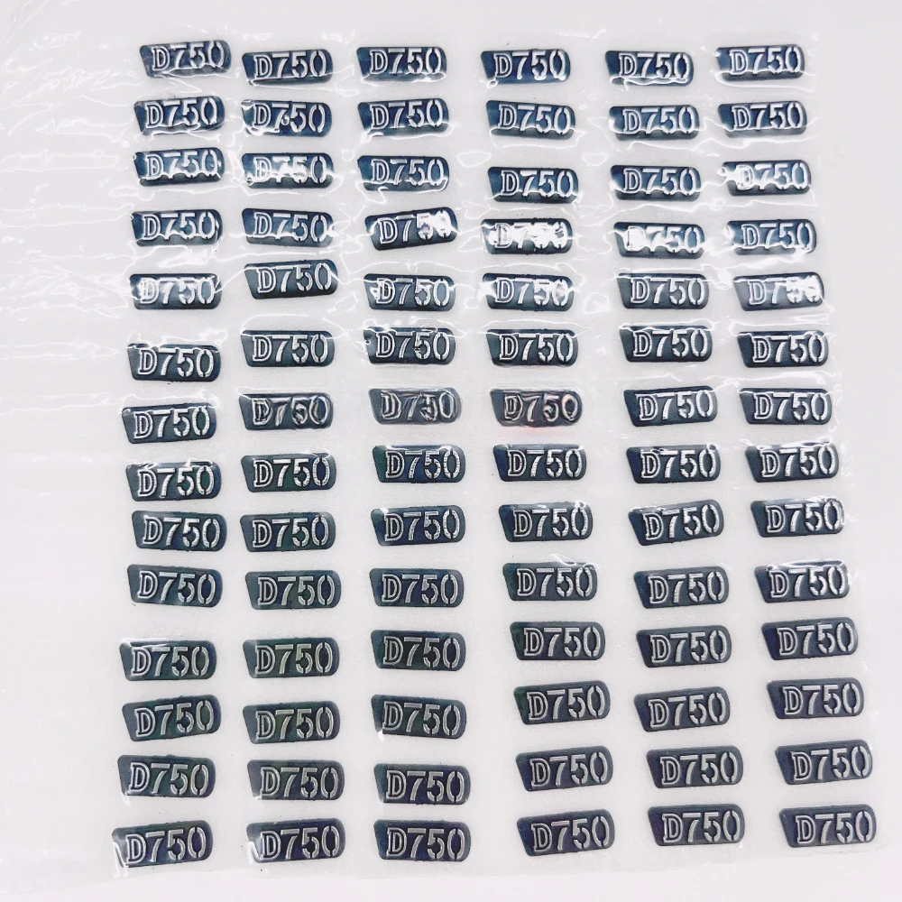 1 Stuks Gloednieuw Voor Nikon D750 Logo Label Naamplaatje Dslr Camera Reparatie Onderdeel Vervanging Accessoires