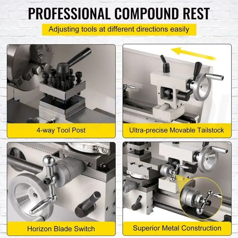 

DIY Metal Woodworking Machine Tool Buddha Bead Machine Small Household Instrument Lathe Multifunctional Precision Machinery