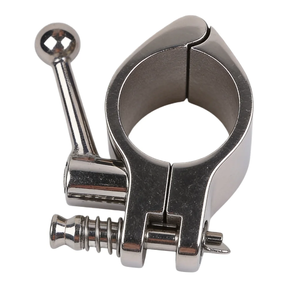 Yacht Sunshade Fastener Stainless Pipe Clamp Boat Deck Repair Seabike No Tools Required Silica Sol Precision Casting
