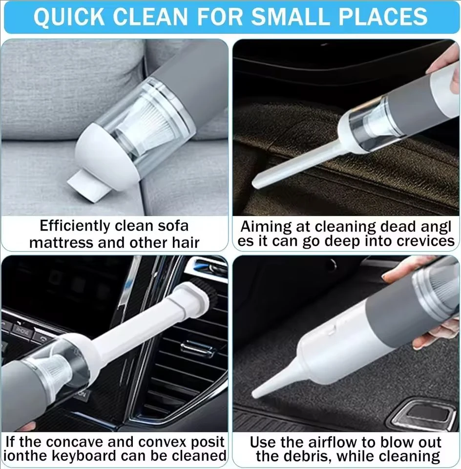 Handheld Vacuum Portable Auto Vacuum Cleaner Mini Wireless Car Vacuum Cleaner Dust Buster Rechargeable for Car Home Office