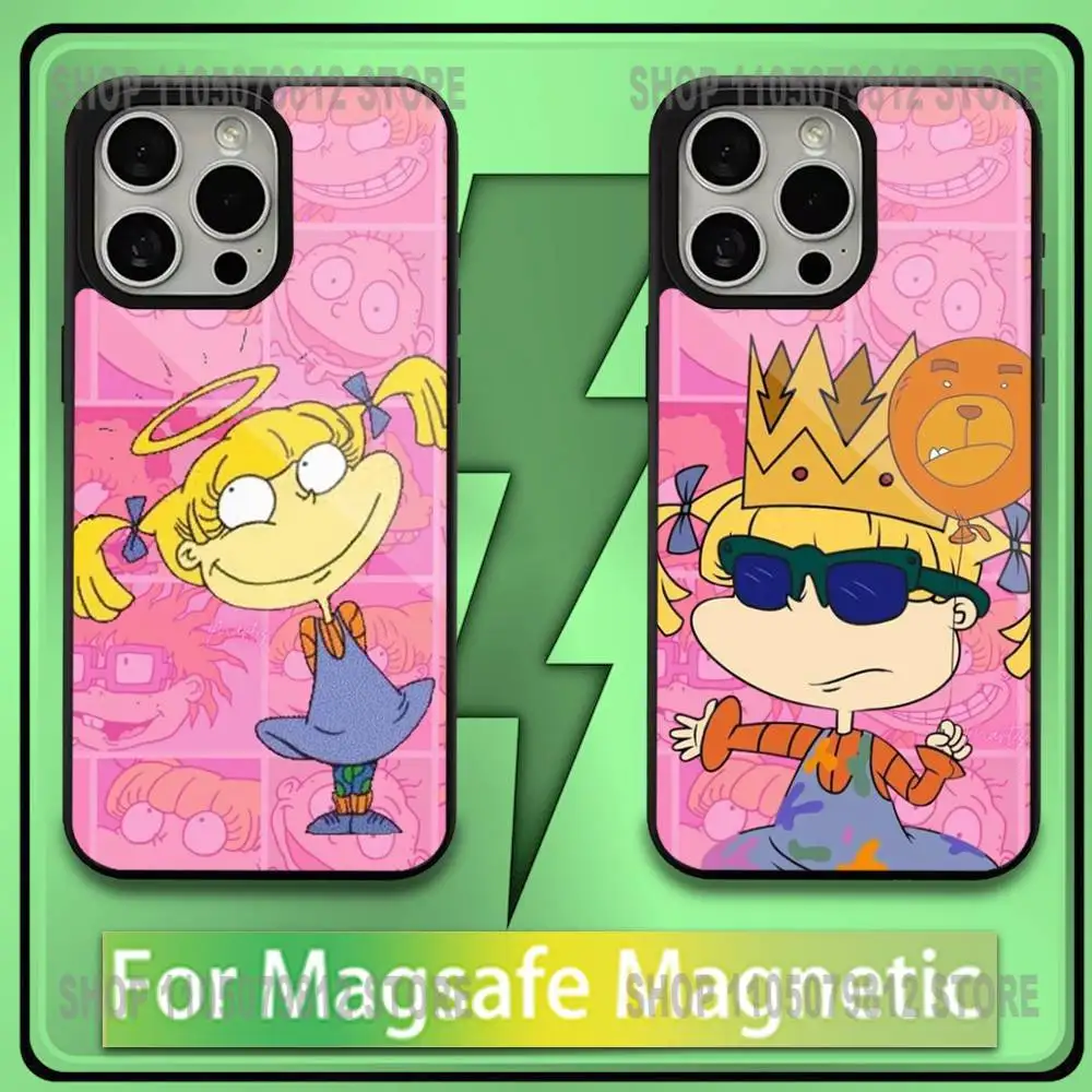 

Cartoon R-Rugrat Chuckies Phone Case For iPhone 16,15,14,13,12,11,Plus,Pro,Max,Mini Soft Magesafe Magnetic Wireless Charge
