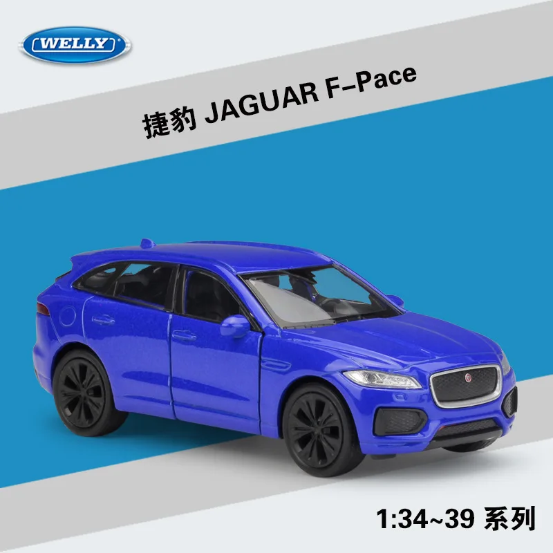 

WELLY 1:36 JAGUA F-PACE SUV Car Model Cars Metal Pull Back Car High Simulation Diecast Alloy Toy Car Children Gifts B91