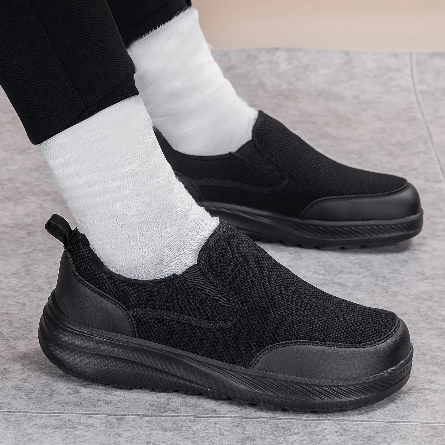 

Мужские повседневные лоферы, широкие кроссовки для ходьбы босиком, удобные ретро-кеды из дышащего холста, мужская повседневная обувь для прогулок