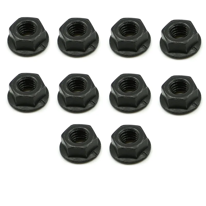 10 Sets For Honda Acura Civic Del Header Black Exhaust Manifold Head Stud Bolt Kit Bolts