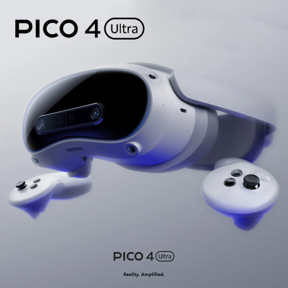 نظارات PICO 4 Ultra MR VR الكل في واحد 12G + 256G تدعم تتبع العين وتتبع الوجه وتتبع الرأس 6Dof Pico4 VR