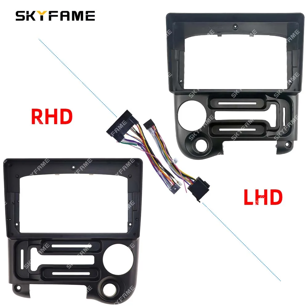 SKYFAME Car Frame Fascia Adapter Android Radio Dash Fitting Panel Kit For Hyundai Santro Atos Prime