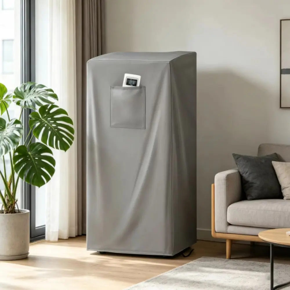 Waterproof Portable Air Conditioner Cover Oxford Cloth Windproof Air Conditioning Cover With Drawstring Dustproof