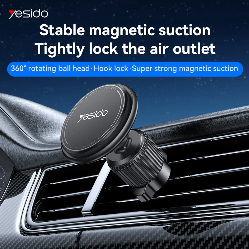 

Magnetic Car Phone Mount in Car Phone Holder Air Vent Magnetic N52 Magnets Universal Mobile Phone Holders for iPhone 16 Pro Max