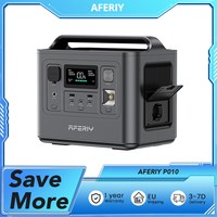 AFERIY P010 Portable Power Station, 800W 512Wh Outdoor Generator, 8 Outputs, 1.5H Full Charge, 3500+ Cycles LiFePO₄ Battery