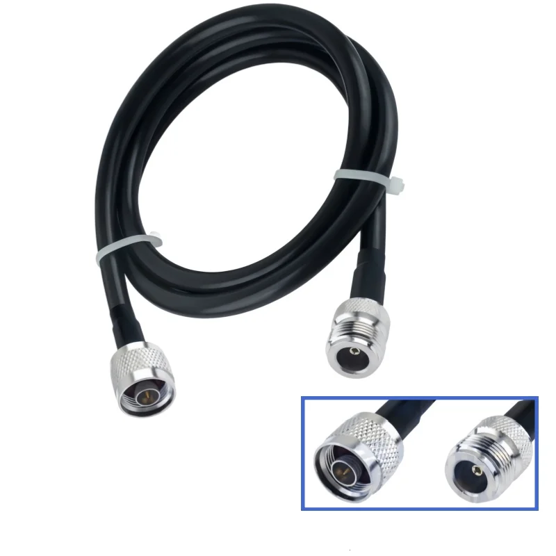 RG213 Cable 50 Ohm N Male to Female connector  Pigtail High Quality Low Loss RG-213 RF Coaxial Cable Jumper Cord
