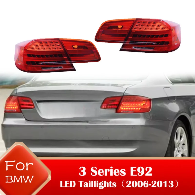 Car Taillight For BMW 3 Series E92 335 M3 Tail Light Assembly 2006-2013 Modification LED Driving Flow Turning Signal Light