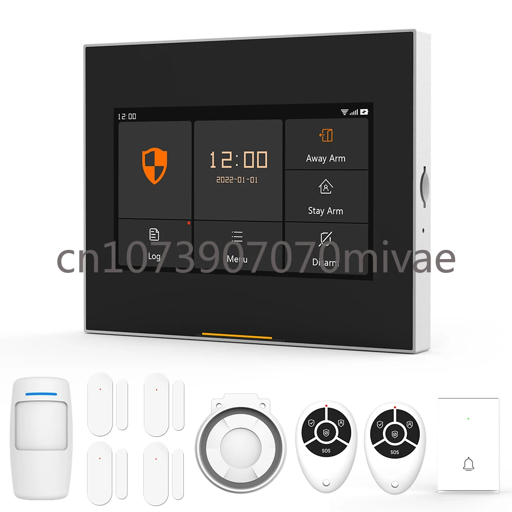 Wireless WiFi 4G Tuya Smart Home Security Alarm System House Villa Burglar Signal Device for IOS and Android