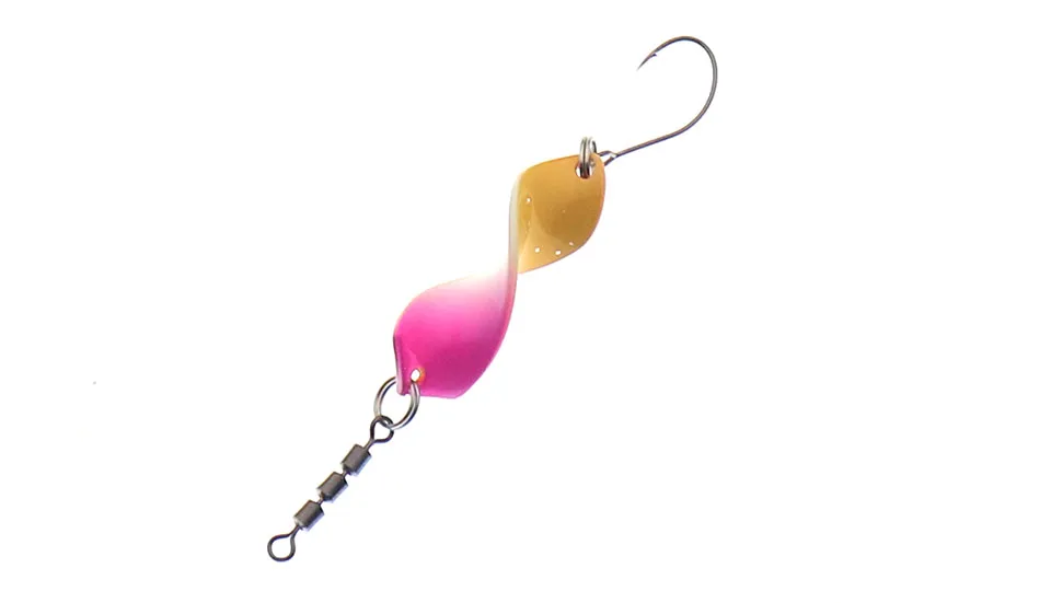 Verdrehte Metallforellen-Angellöffelköder, Jigging-Köder, 2,8 g, 4 g, künstlicher Spinner, harte Köder für Forellenbarsch – Detail 5