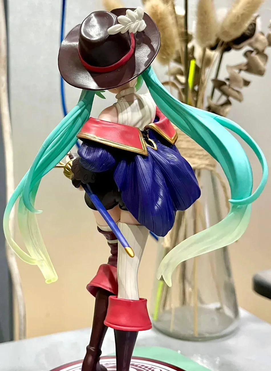 Hatsune Miku Desktop Niedliche Actionfigur Tale Wonderland Miku Der gestiefelte Kater Anime Figur Kawaii Mädchen Modell Spielzeug Entzückendes Dekor – Detail 8