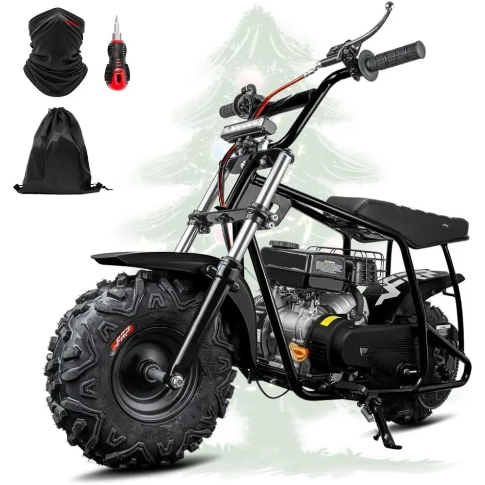 

GMB100 Performance 99CC 4-Stroke Mini Dirt Bike - Upgraded Hydraulic Brakes & Front Suspension Fork, 28MPH Off-Road
