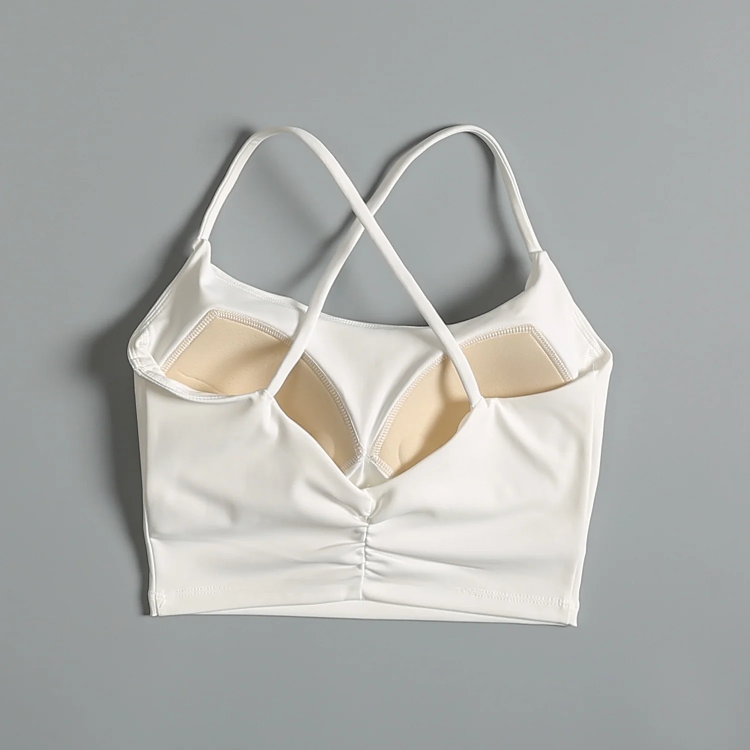 Women's Sports Bra Breathable Quick Dry Running Gathered Fitness Yoga Hollow out Backless Vest Outdoor Wear Summer Sports Und...
