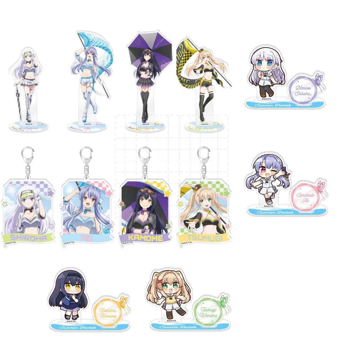 لعبة ناروس شيروها تسوموجي وينديرس سوراكادو آو كوشيما كامومي أكريليك حامل الشكل دمية أنيمي المفاتيح تأثيري لعبة للهدايا