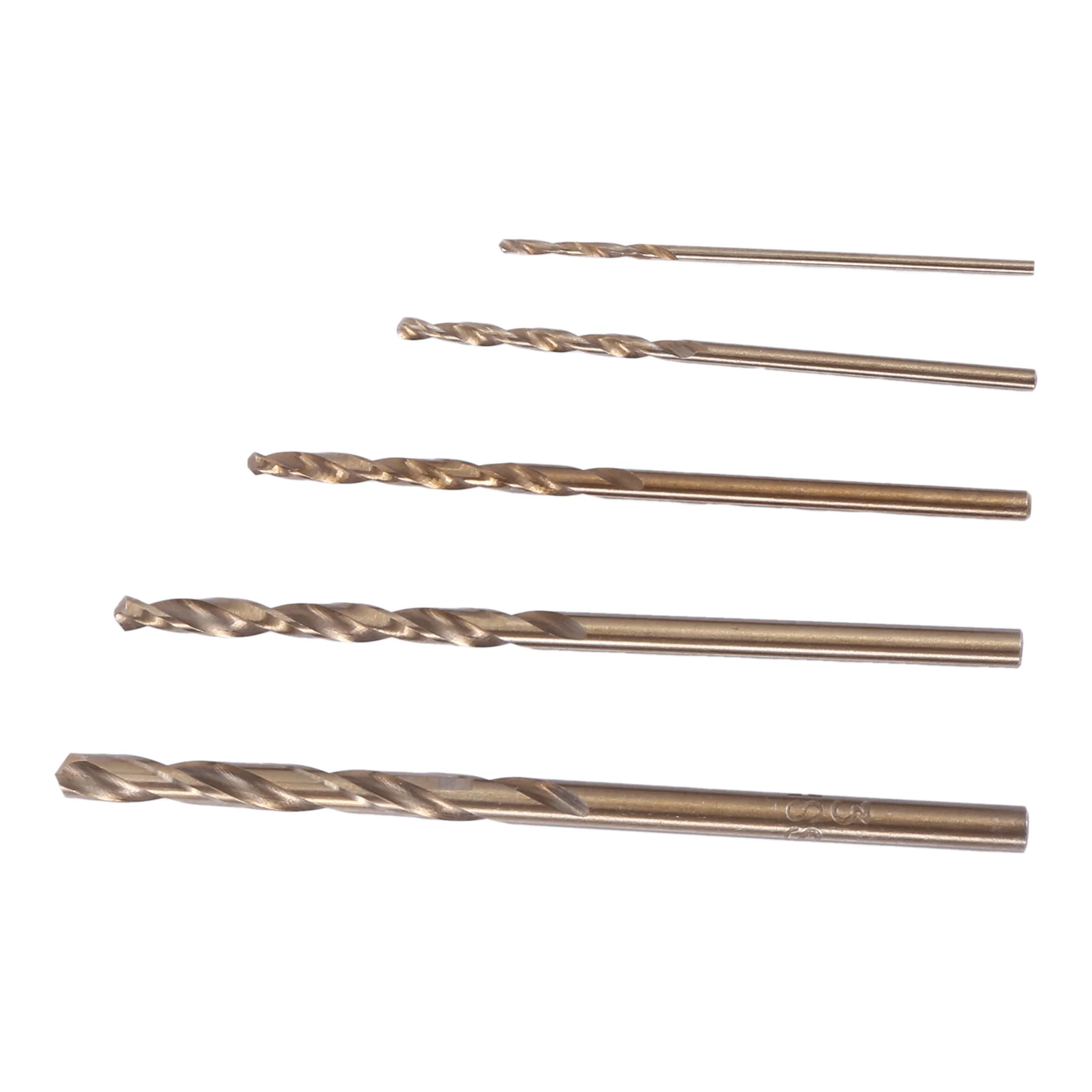 YWDZ-100Pcs Drillforce เครื่องมือ M35 โคบอลต์เจาะชุด Bit,Hss-Co เจาะชุด 1-3 มม.,สําหรับเจาะเหล็กชุบแข็ง