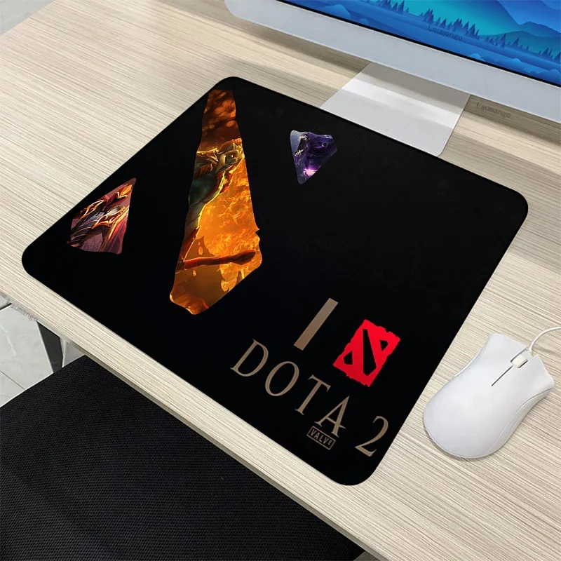 Dota 2 Mousepad Gaming Accessories Small Mouse Pad Anime Computer Carpet Kawaii Mouse Mat Pc Gamer LOL Keyboard Speed Desk Mat