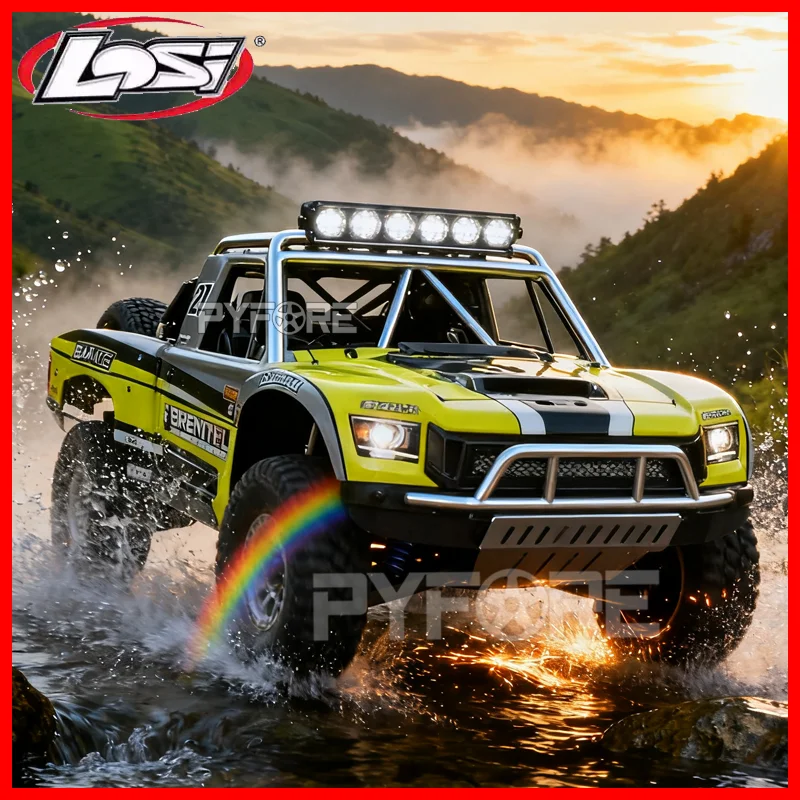 LOSI 1/6 SUPER BAJA REY 2.0 4WD RTR Caminhão Elétrico Brushless RC Deserto com Sistema AVC LOS05021T1 LOS05021T2