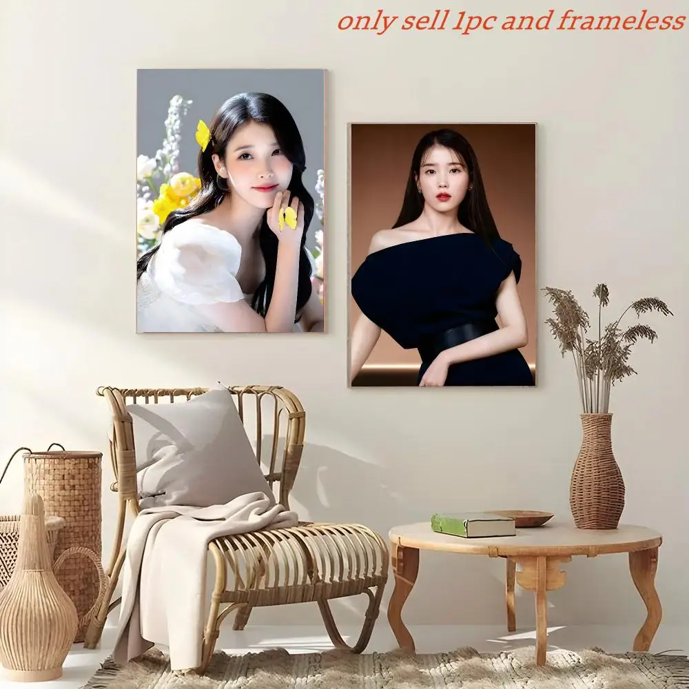 Korean Actor IU Idol Poster Painting And Print Wall Art Picture For Home Room Decor Gifts