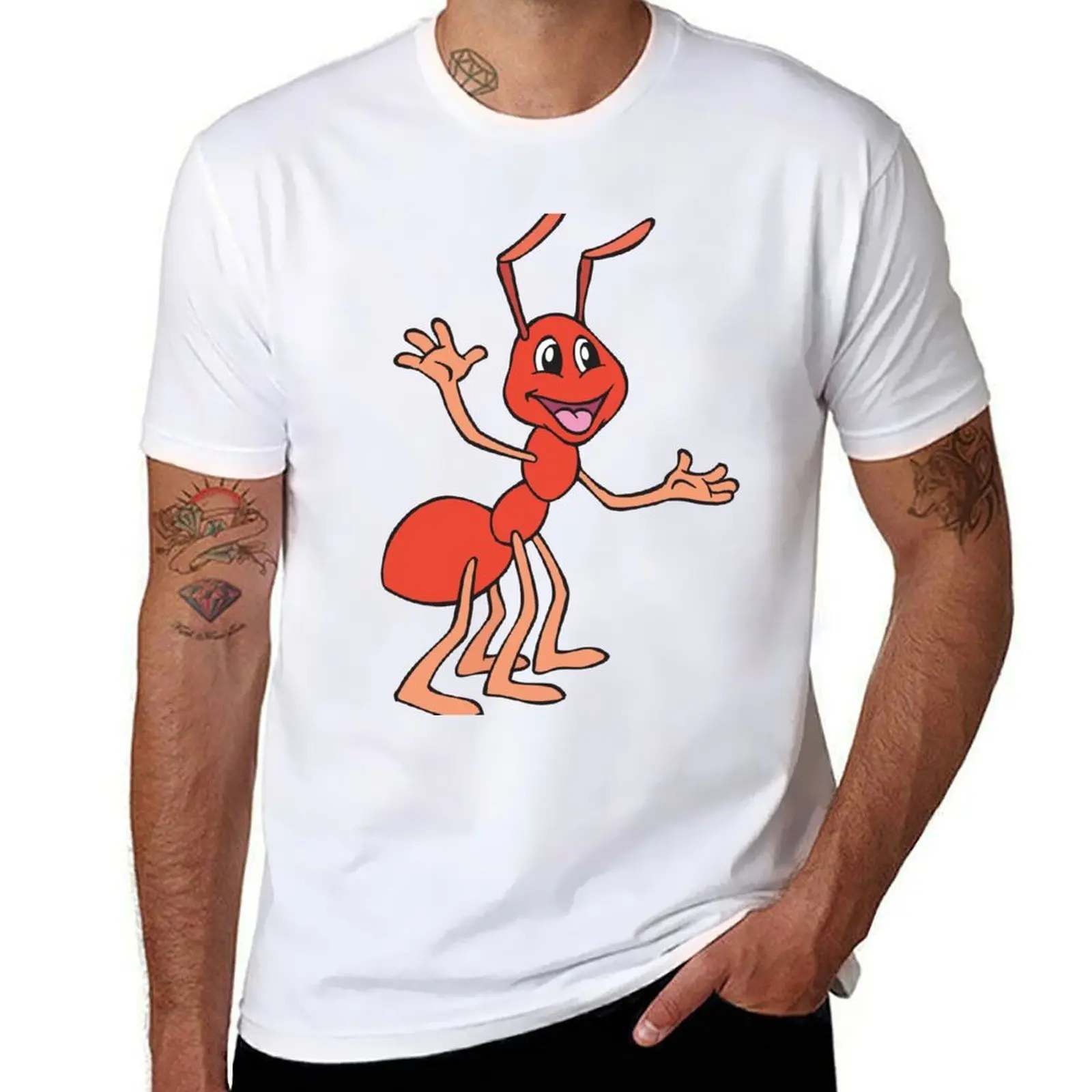 

Red ant fire ant T-Shirt man t shirt summer t shirt man casual T-Shirt