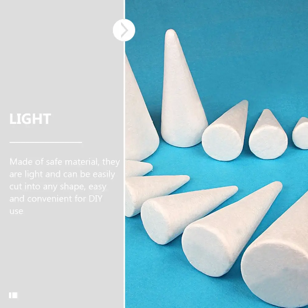 4-coni-bianchi-per-artigianato-fai-da-te-forniture-artistiche-in-polistirolo-ornamenti-decorativi-per-centrotavola-per-bambini