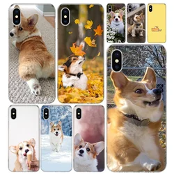 Cute lovely Corgi dogs animal Phone Case Cover For iPhone 11 12 13 14 15 16 Pro Max Apple X XS XR 7 Plus 8 + Art Customized Fund