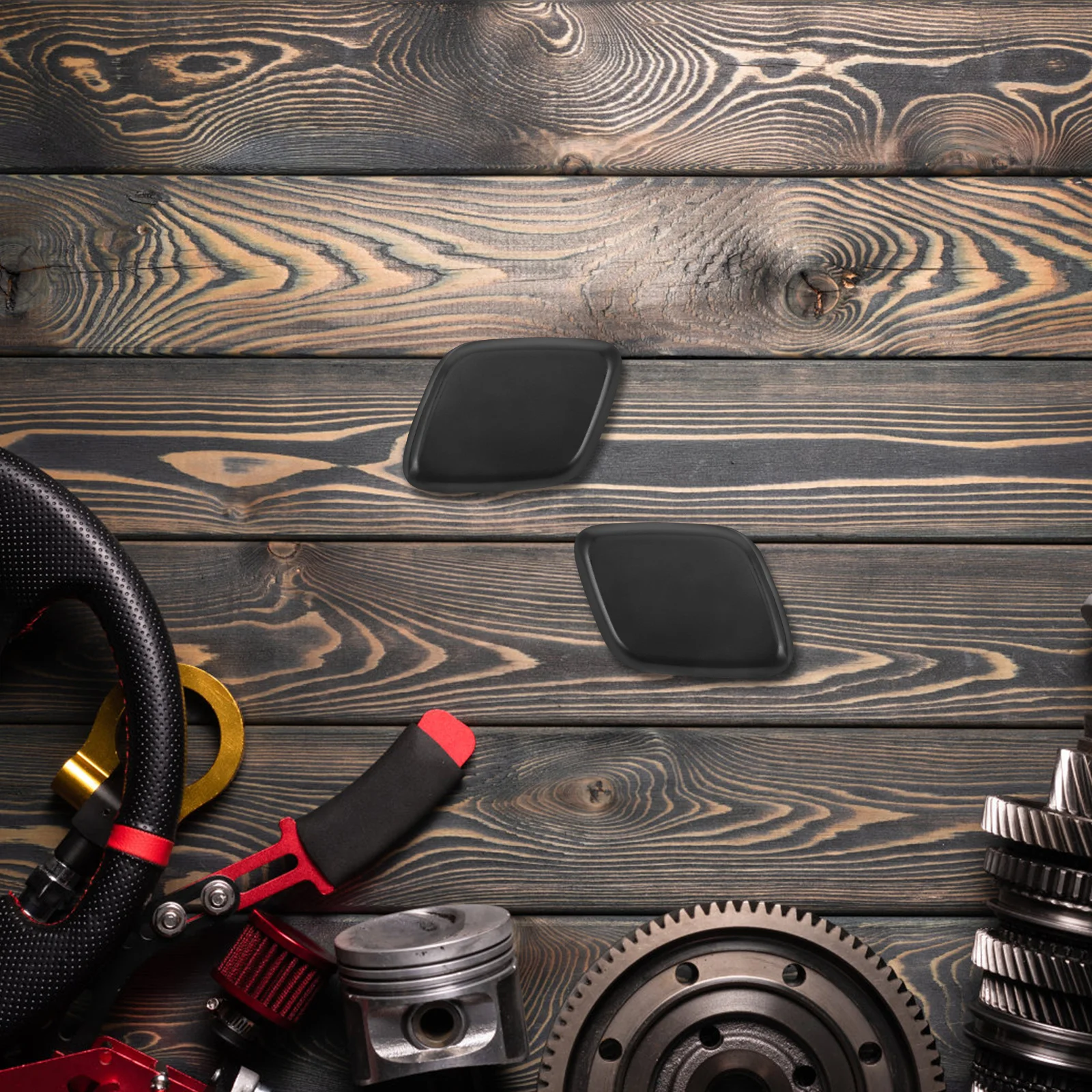 

Headlight Washer Nozzle Cover Front Bumper Cap For Durable Waterproof Protection Replacement Head