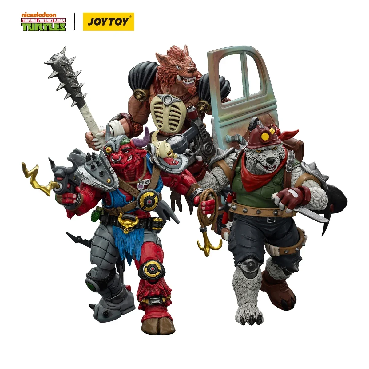 

JOYTOY 1/18 TMNT TMNT-Dirtbag TMNT-Groundchuck TMNT-Rahzar action figure anime statue collectible model surprise gift