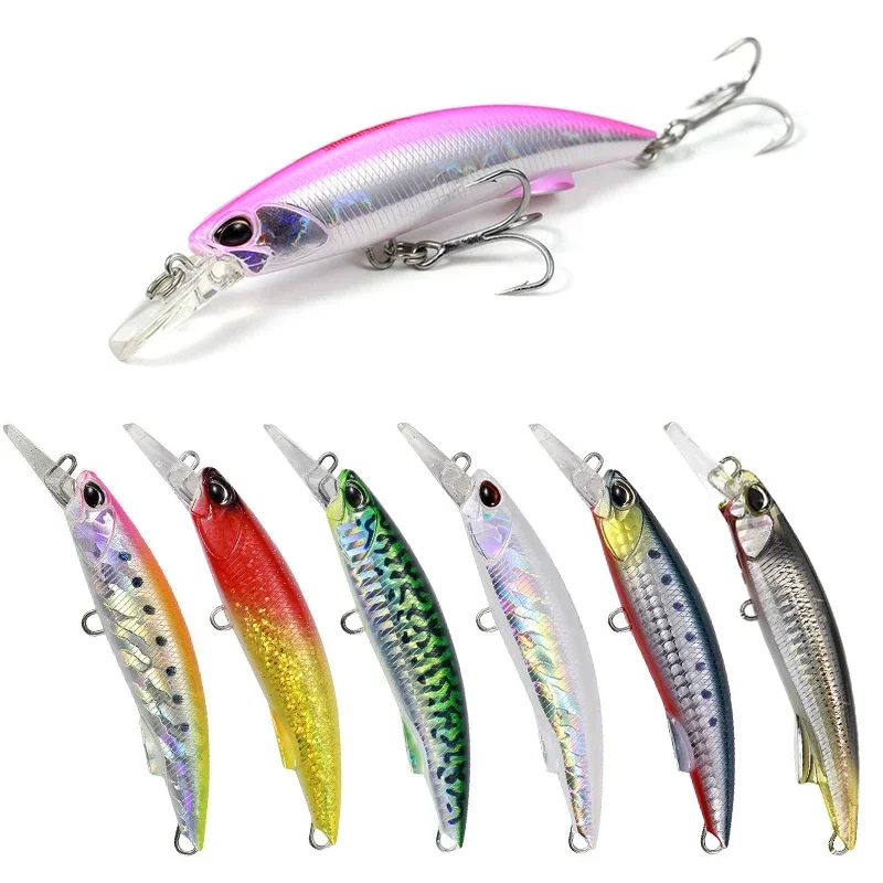 Fishing Lures 92mm/40g Plastic Bionic Short Tongue Fishing Lure Artificial Lure Fishing Accessories Sea Fish Minnow Bait