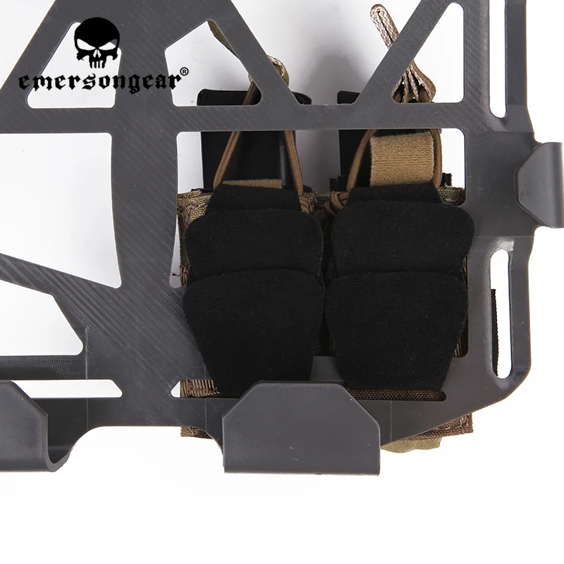 Bolsa táctica doble pistola nylon – Compatible chaleco cazador airsoft - imagen 3