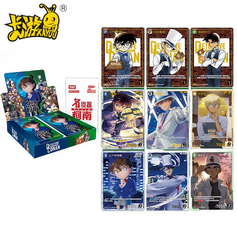 

KAYOU Detective Conan Collectible Cards Anime Cartoon Kid The Phantom Thief Kudou Shinichi Card Toys Children's Birthday Gift