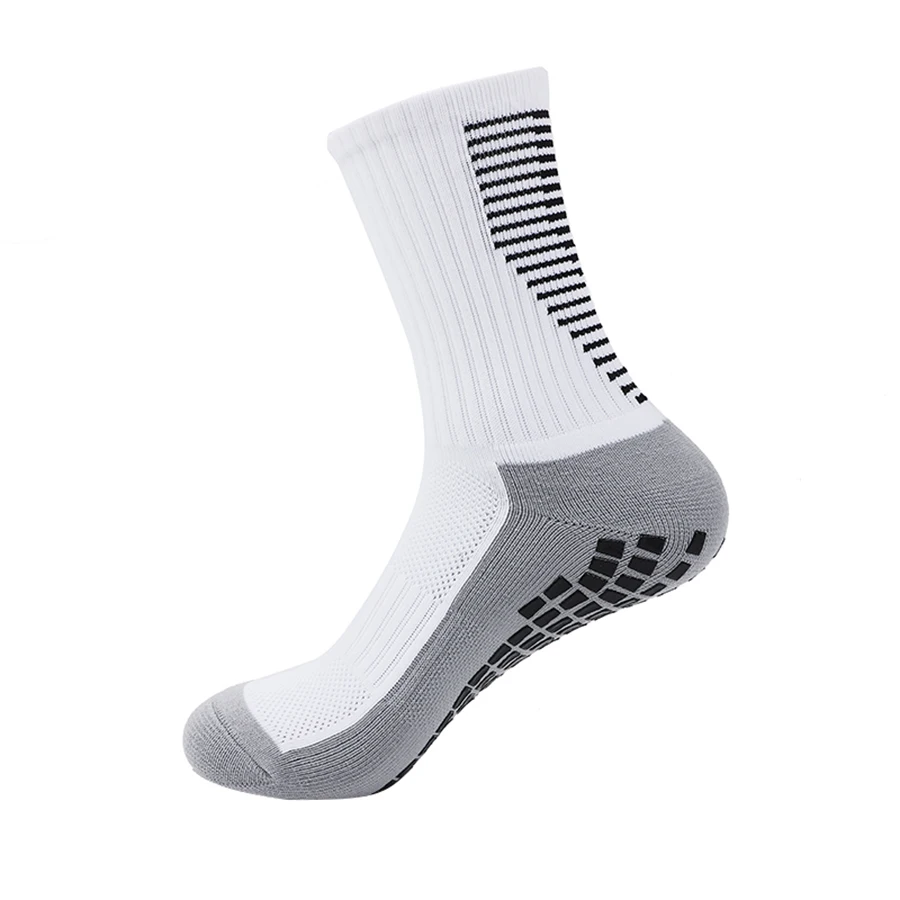 Anti-Slip Outdoor Sport Grip Socks para homens e mulheres, futebol, ciclismo, corrida, basquete, novos, 1 pares