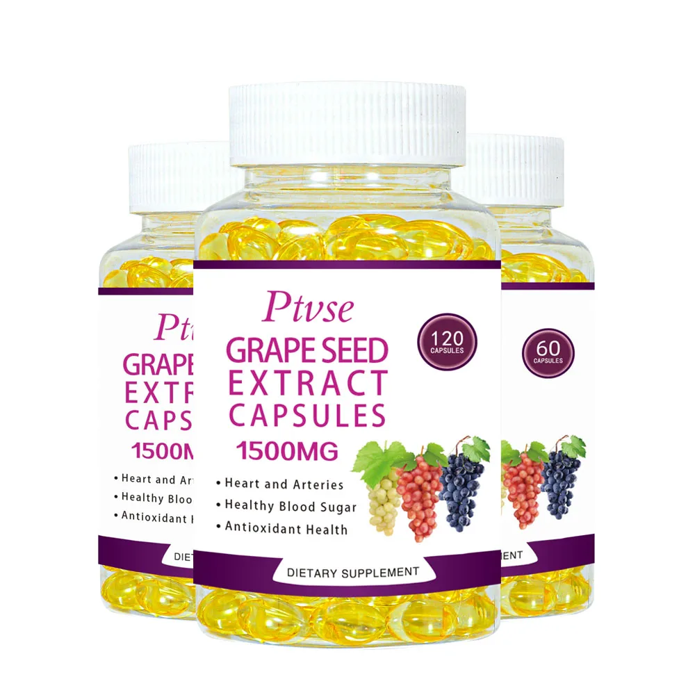 Grape Seed Extract 150mg Capsules Grape Seed Oil Antioxidation, Beauty Care, Allergy Relief