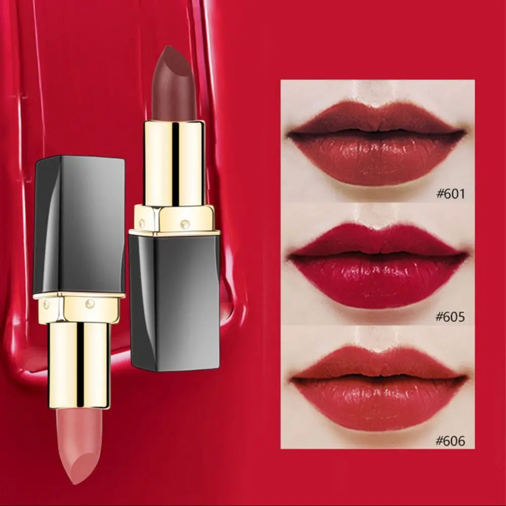 6PCS Waterproof Soft Fog Matte Lipstick Square Tube Non-Fading Lip Stick Long-lasting Moisturizing Lip Balm Makeup Cosmetics