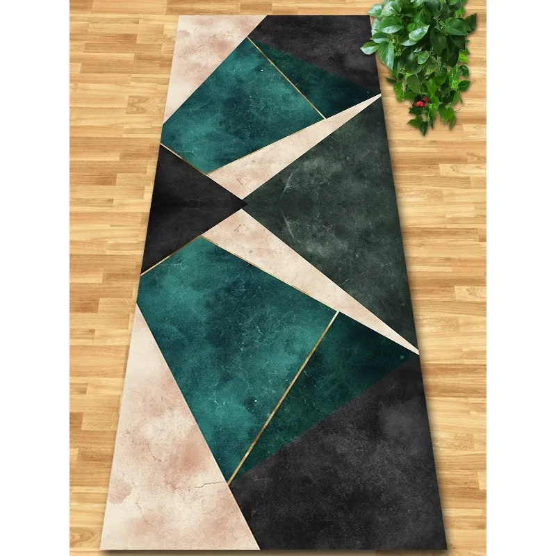 

European Luxury Persia Long Corridor Carpet Decoration Home Non-slip Carpets for Living Room Washable Hall Hallway Floor Mats