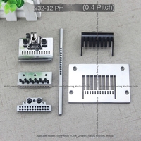 1PCS 12-Needle 5/32 0.4cm Making Foam Strip Gauge Set Presser Foot Slotted Square Foot for Siruba Qingben Vc008 Multi-needle Sew