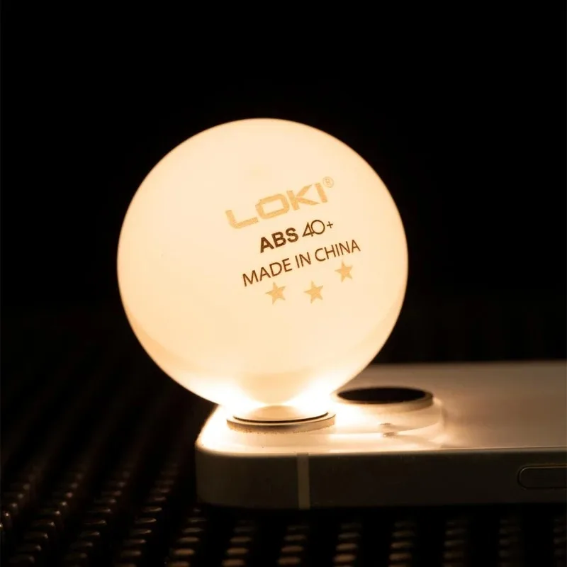 

3 Stars LOKI Table Tennis Balls 50/100PCS 40+ ABS Seamed Ping Pong Balls For Training & Competition Balls Bubble Column Packing