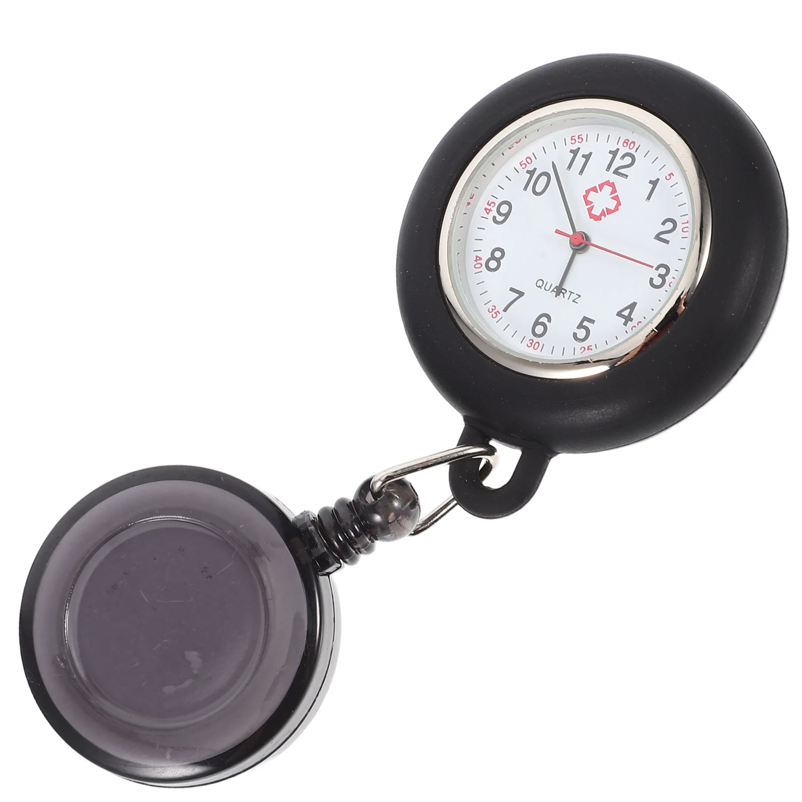ساعة جيب بكرة ممرضة للنساء والرجال والطلاب، ساعة فوب مضيئة معلقة، خفيفة الوزن ودقيقة #4