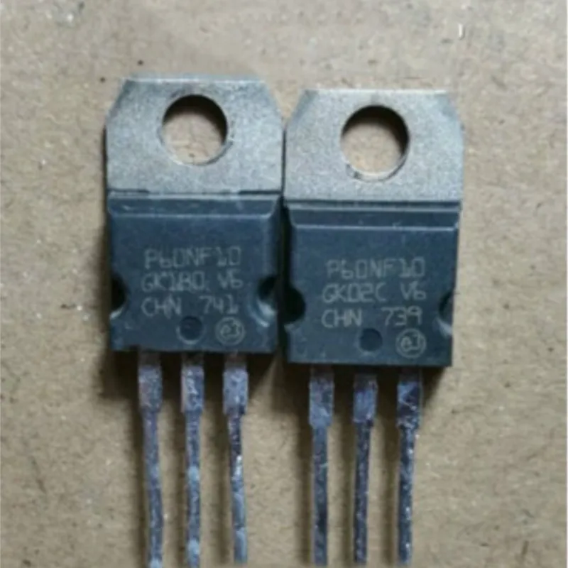 Used  1pcs SUP60N10-16L P60NF10 STP60NF10 TO-220 In Stock Original disassembly