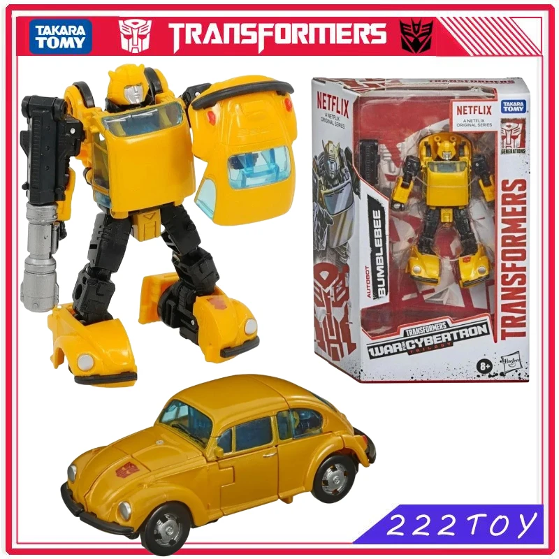 In Stock Transformers Toy War for Cybertron Netflix Limited Bumblebee  Action Robot Toys Action Figures Gifts Hobbies