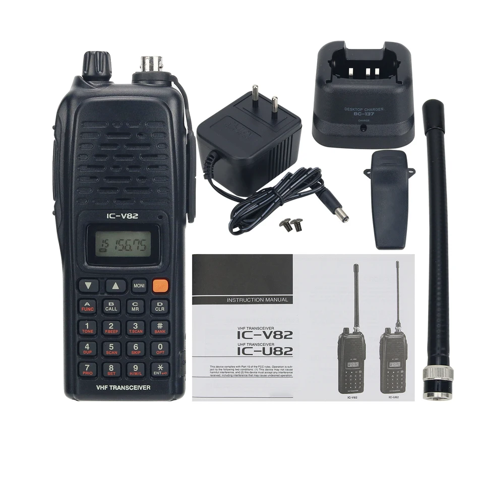7W ハイパワー IC-V82 VHF トランシーバー無線ポータブル