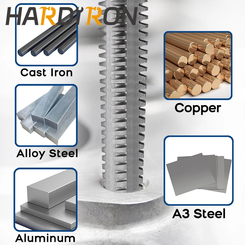 Hardiron mão direita rosca trapezoidal torneira, HSS Tr15.5x3