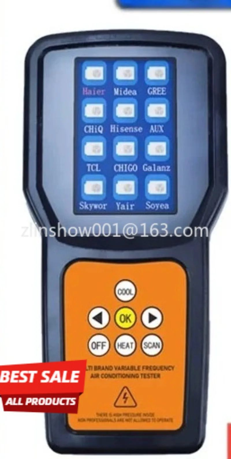 Multi-brand inverter air conditioner English all-in-one commercial compressor air conditioner maintenance and maintenance tester