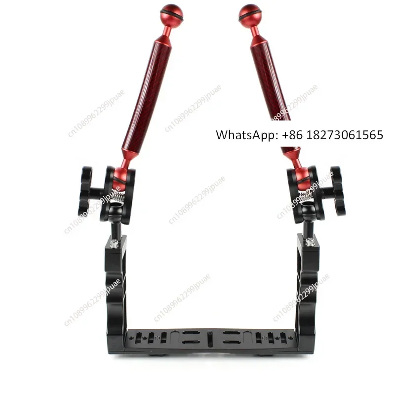 

Dive photography equipment Double handheld rack Ball head Buoyancy arm Light arm set, underwater camera Ball head clip