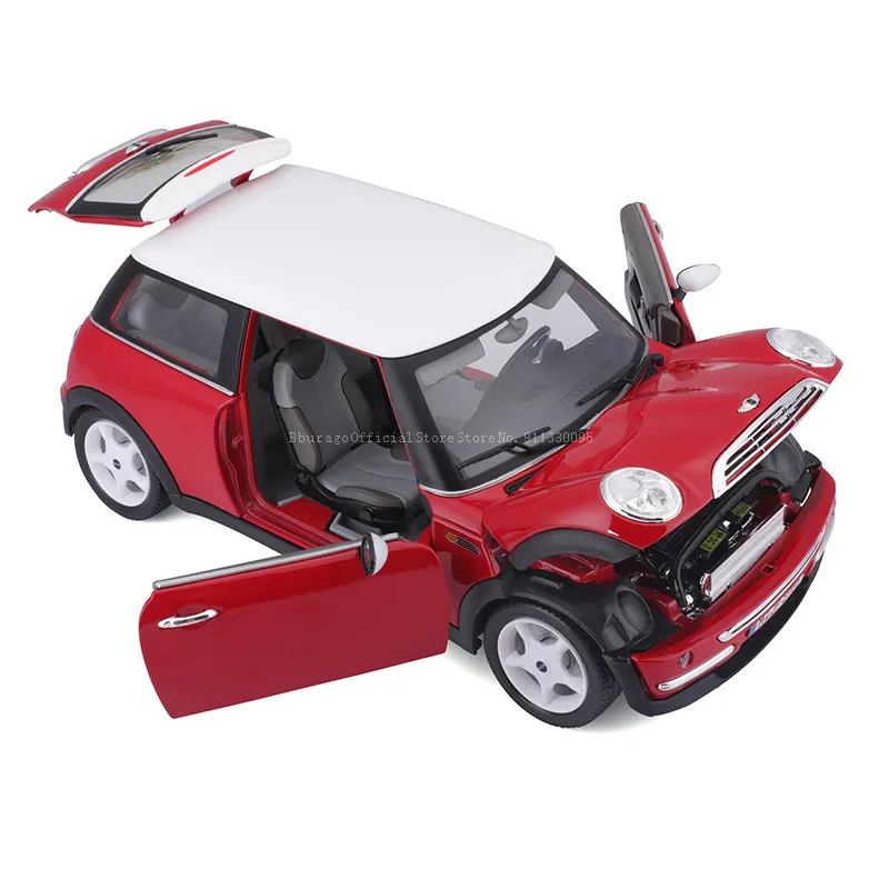 Bburago 1:18 Scale BMW MINI COOPER Alloy Luxury Vehicle Diecast  Cars Model Toy Collection Gift