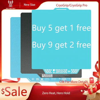 BIQU パンダビルドプレート CryoGrip 目詰まりなしゼロヒート 257 × 257 ミリメートルばね鋼両面テクスチャ BambuLab P1P P1S A1 3D Printe