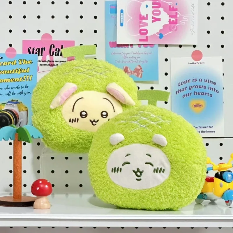 새로운 귀여운 치이카와 하치와레 우사기 칸탈루프 봉제 인형 카와이 펜던트 애니메이션 만화 데스크탑 장식품 선물 달콤한 선물